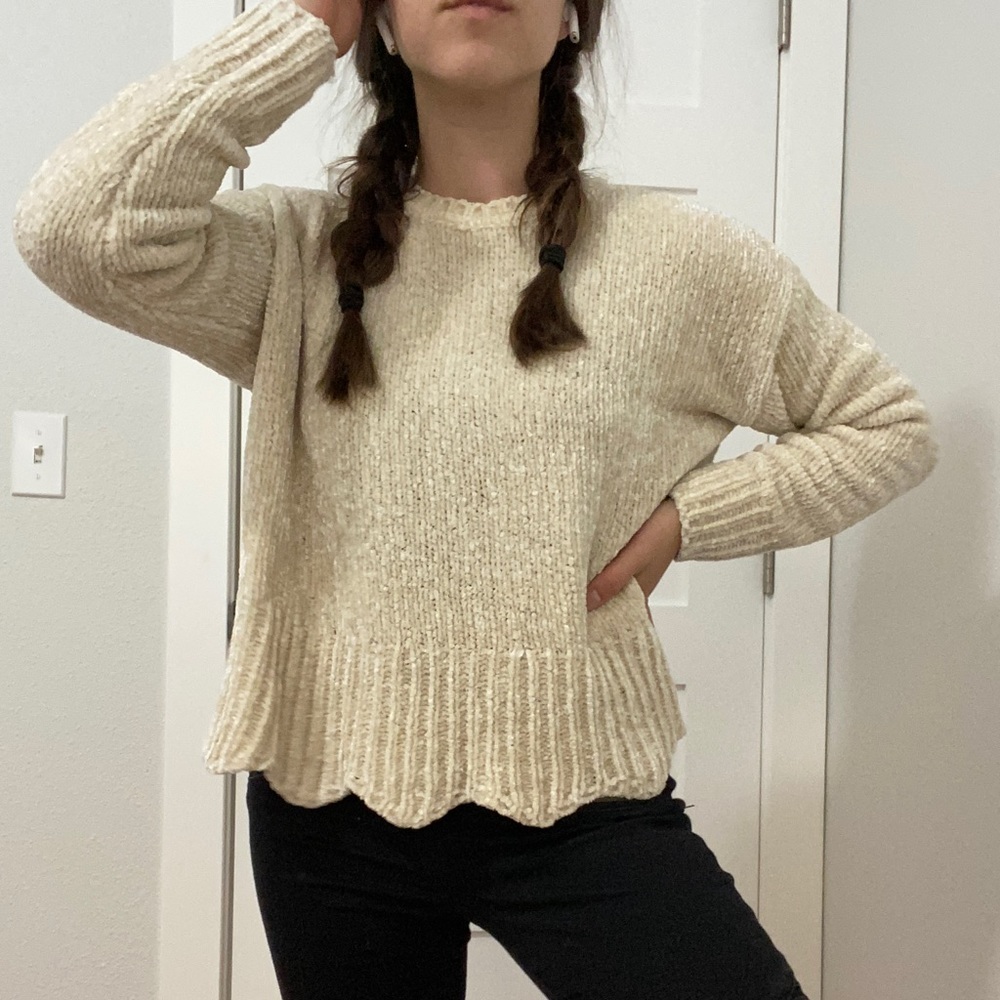 Corduroy crewneck